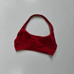 Women's Sexy Backless Yoga Sports Bra Shock-Absorbing Gathered Fitness Bra Beautiful Back Neck Hanging Design
