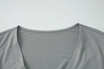 FDYOUI Women's V-neck Ruched Corset T-shirt Casual Sexy Short Sleeve Solid Crop Tops Tees 2026 Summer Female Tunics Slim T-shirt