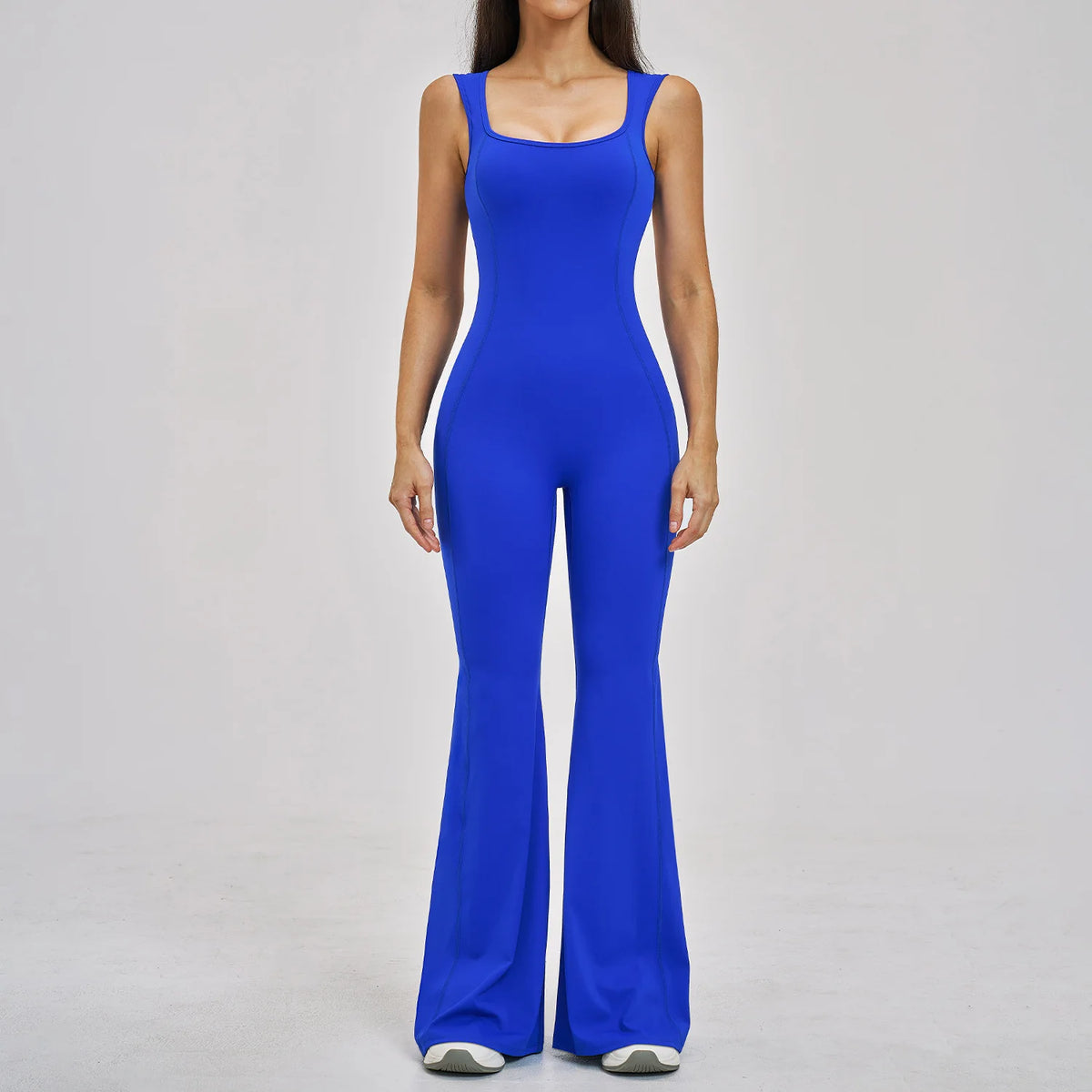 Slimming Yoga Jumpsuits Women Hollow Out Ruffles Backless Sportswear Fitness Back Hip-Lifting Leggings One-Piece Gym Bodysuits