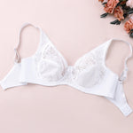 Sexy Womens Bras Ultra-Thin Perspective Deep V Lace Sheer Plus Size Bra Female Underwear Lingerie BH Tops D E F Cup