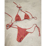 Micro Bikinis 2026 Push Up Swimsuit For Women Sexy Swimwear Brazilian Bikini Set Stripe Print Biquini Swimsuit Summer Beachwear