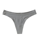 3Pcs/Set Women Panties Ultra-thin Thongs Female Underpants Seamless Underwear Sports Soft Solid Color Low Rise G-string