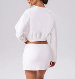 Spring Summer Button-Up Long-Sleeved Sports Jacket Outdoor Front Button Fitness Yoga Workout Coat Gym ActiveWear Top