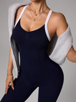 Cross Shoulder Strap Pants Jumpsuit yoga Suit Fitness Suit Threaded Jumpsuit Seamless Exercise Quick Drying yoga Jumpsuit