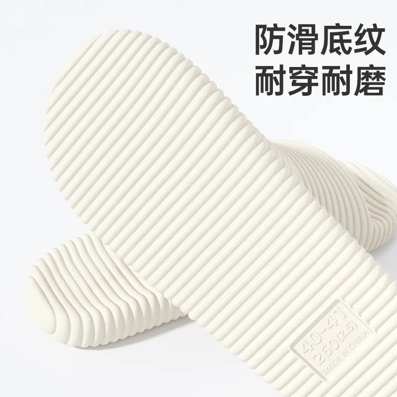EVA Travel Folding Slippers Women New Portable Couple Indoor Home Bathroom Shower Anti Slip Men Comfortable Simple Slippers