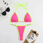 Sexy String Micro Mini Bikinis Set High Waist Swimsuit Thong Swimsuit Swimwear Biquini Conjunto De Bikini Tankini Beachwear