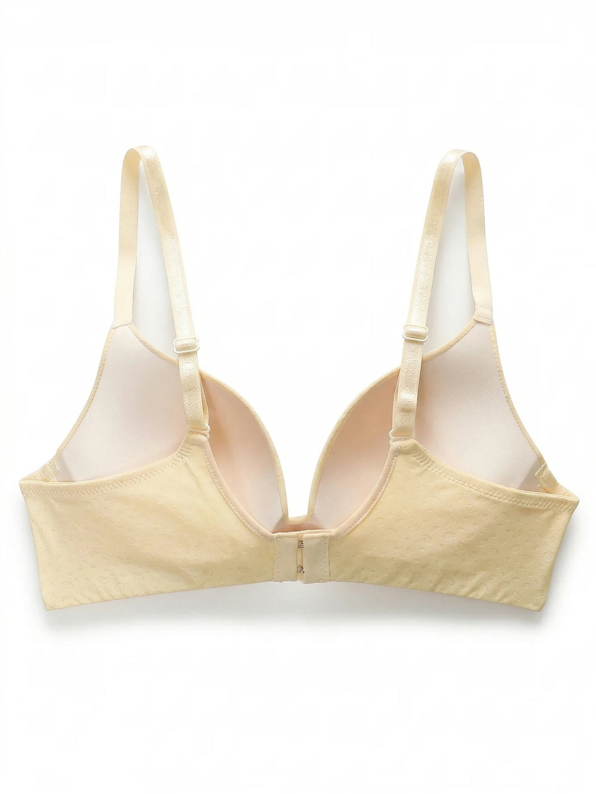 Women Nude Wireless Bra Seamless Padded Breathable Comfort Bra High Elasticity Moisture-wicking Everyday Lounge Bralette B6122