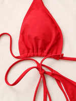 Sexy Micro Bikini 2025 Criss Cross Swimwear Bandage Woman Swimsuit Female Thong Bikinis Set 2 Piece Women Bathing Suit Beachwear