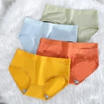 1 Pack Women Simple Panties Low Waist Soft Breathable Briefs Ladies Full Coverage Underwear Daily Solor Color Intimates M-2XL