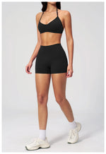 New Tight Yoga Set Women Breathable Quick Drying Sports Bra High Waist Shorts Fitness Suit Outwear Leisure Workout Gym Tracksuit
