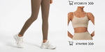Hearuisavy Summer Ultra-Soft Fabrics High Waist Gym Quick-Dry Yoga Pants Running Workout Pants Push Up Sports Leggings Women