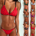 New Micro Bikinis Push Up Women Swimsuits Sexy Swimwear Brazilian Bikini Set Halter Biquini Patchwork Swimsuit Summer Beachwear