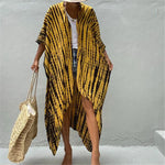 17 Colors Leopard Printed Colorful With Belt Tunic Cover-ups Beach Dress Beach Wear Beachwear Female Women Beach Cover Up V4510L