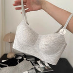 Comfortable Seamless Bras Soft Support Push-Up Bra for Women Small Bust Anti-Sag Underwire Women's Intimates