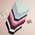 Women's Seamless Cotton Briefs Women Panties Solid Color Breathable Underwear Female Low Waist Soft Lingerie S-XXL