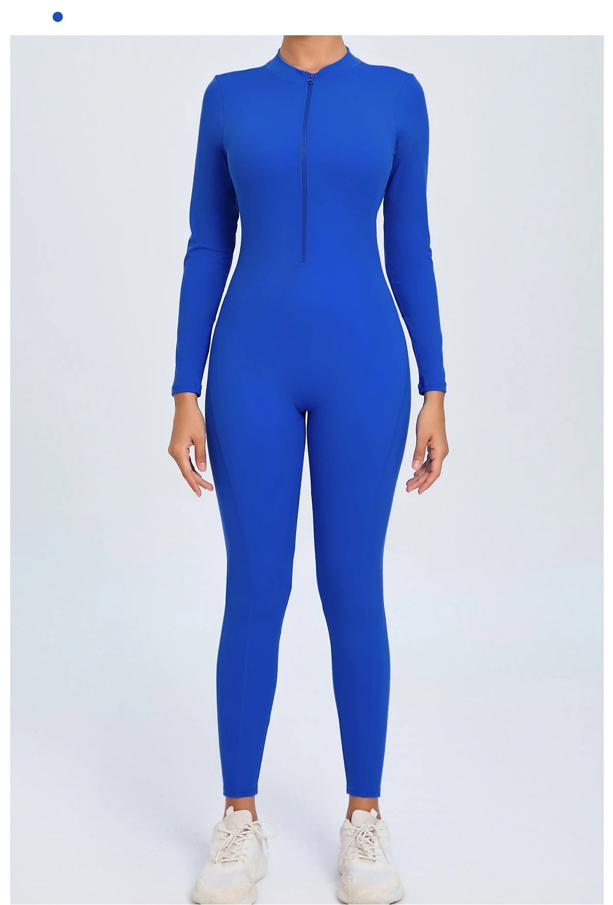 Women Sportwear Yoga Jumpsuit Zip Long Sleeve Back Open Outfit Fitness Tracksuit Tight One-piece Gym Overalls Sports Bodysuit