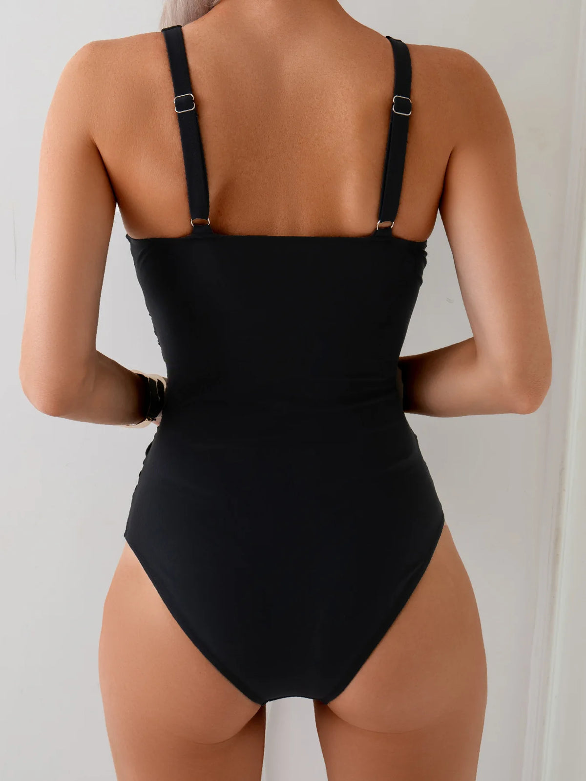 2025 Red One Piece Swimsuit Women Swimwear Sexy Padded Tummy Control Swimming Suit Monokini Bodysuit Beach Wear Bathing Suit