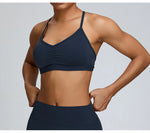 Summer Sexy Scrunch Sports Bra Gym Top Women Running Back Cross Top Sportswear Workout Underwear Fitness Workout Yoga Clothing