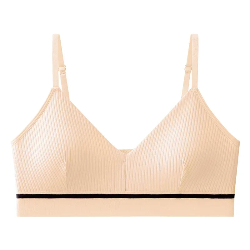 Women Bra Wire Free Cotton Bras Female Seamless Underwear Solid Color Lingerie Girls Breathable Sexy Bralette