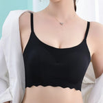 Seamless Bra Push Up Bras For Women Ice Silk Underwear Sports Fitness Bra Sexy Lingerie No Steel Ring Soft Support Bra