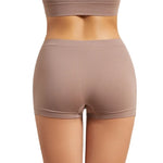 Women Seamless Boyshort Panties Low Rise Hip Lifting Underwear Sports Underpants Sexy Lingerie Comfort Intimates S-5XL