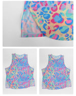 Sports Training Fitness Set Women Summer Ice Tie Dye Gradient Floral T Shirts High Elasticity Hip Lifting Shorts Yoga Sets