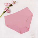Beauwear Ultra Thin Elastic High Waist Panties for Women Underwear Ladies Big Size Briefs Plus Size Satin Sexy Female Panties