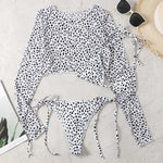 Toucheart Leopard For Women Swimsuit Items Halter Micro Bikini Top Separately Print Bathing Suit Brazilian Low Waist Beachwear