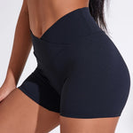DIAS FIT JOY Women's Sports Shorts Gym High Elasticity Tight Fitting High Waist Running Quick Drying Yoga Pants Hot Pants