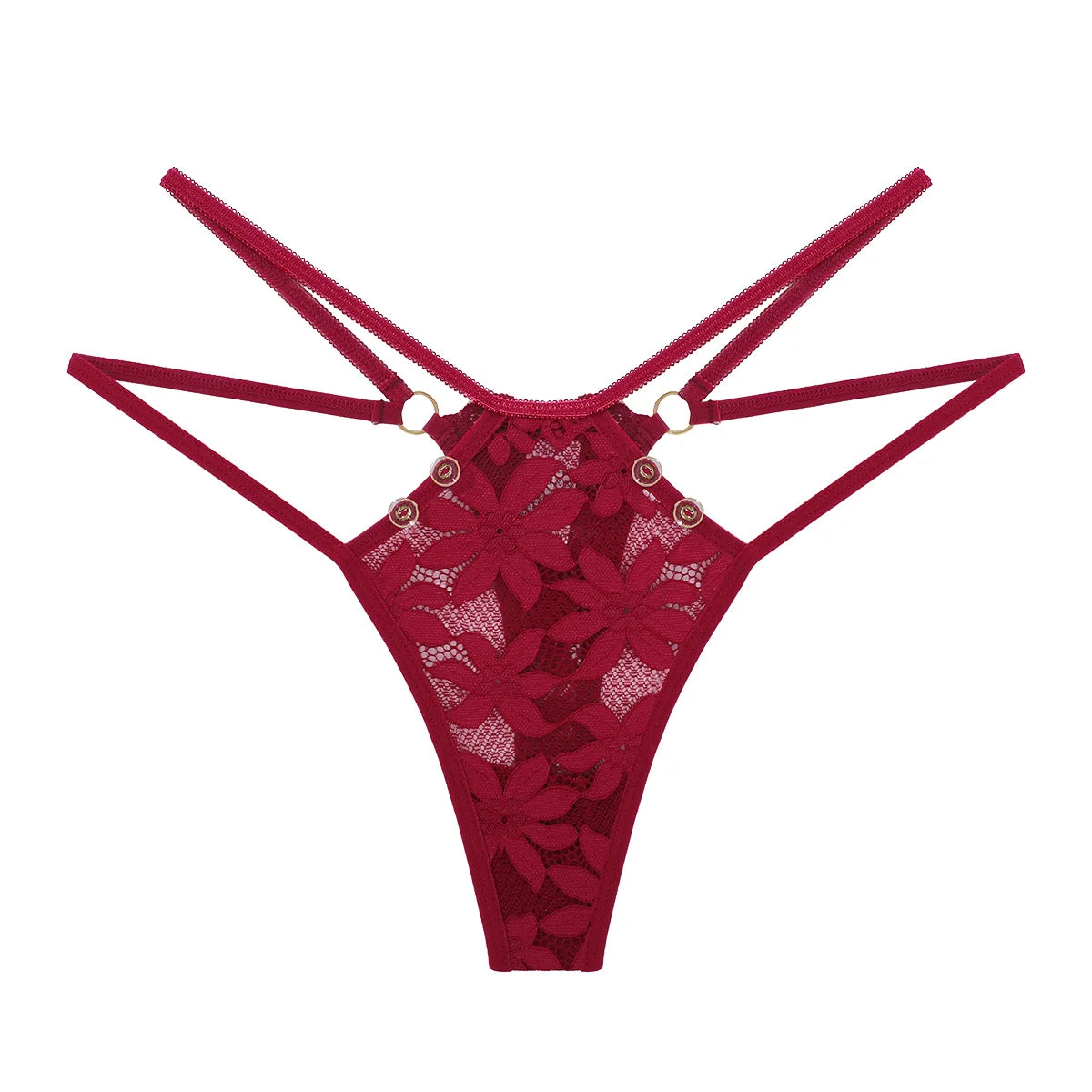 1pcs 2026 New Style Sexy Lace Women G-string Low Rise Elegant Female Underwear Comfortable Solid Lady Thongs Erotic Sexy Panties