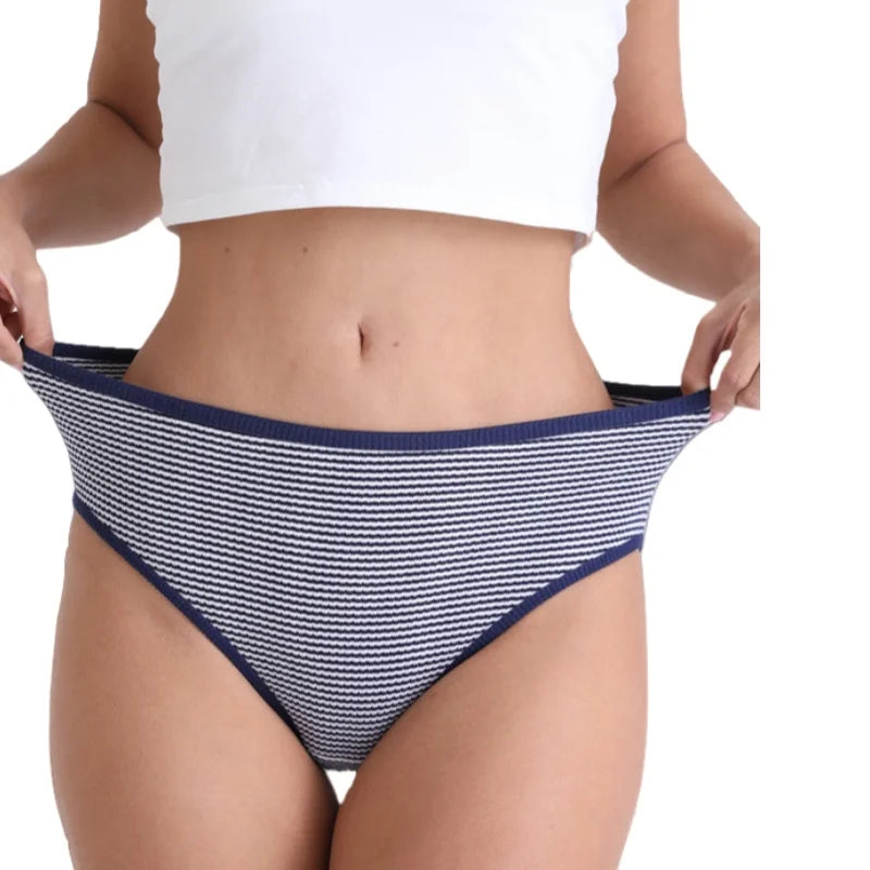 2Pcs/Set Women High Rise Panties Seamless Underwear Winter Warm Underpants Breathable Briefs Female Sexy Lingerie