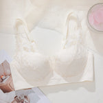 French Style Sexy Lace Underwear Set, Non-Padded Push Up Bra for Small Bust, Wirefree & Breathable, New Hot Bestseller MOYISU AB