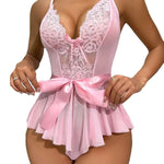 Lingerie Sexy Hot Woman Lace Babydoll Chemise Dress Erotic Underwear Set Lenceria Sexi Porno Costumes Sleepwear Exotic Apparel