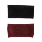 2Pcs/Set Strapless Bras For Women Tube Bra Female Sexy Crop Top Seamless Underwear Non-wire Bandeau Bra M-XL Women Intimates