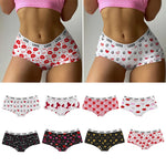 Valentine's Day Panties for Women Underwear Knickers Girls Comfort Briefs Ladies Seamless Shorts Sexy Print Lingeries Underpants
