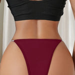 1pcs Solid Sexy Women Panties Breathable Comfort Sexy Lingerie 2025 New Style Lady Briefs Elegant Underwear Charming Underpants