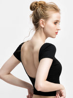 Low Back Bra for Women Deep V Low Cut Backless Bralette floral triangle wire free bralette French underwear
