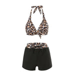 Sexy High Waist Bikini Shorts 2026 Women Swimsuit Two Piece Swimwear Female Bikinis Set Leopard Bathing Suits Brazilian Biquini