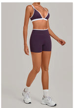 Summer Yoga Set 2Pcs Women's Tracksuit Back Cross Sports Bra Sportswear High Waist Butt-Lifting Fitness Pants Workout Top Suit