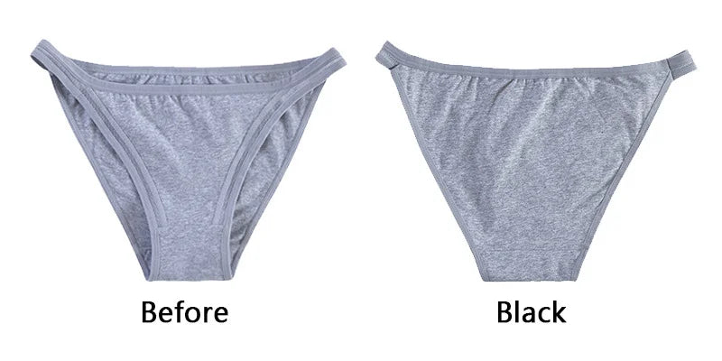 1Pc Cotton Panties Women's Low Waist Briefs Female Underwear Breathable Underpants Comfort Panties Sexy Lingerie M-XL