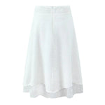 Foridol Summer White Dress Set Women 2pcs Matching Set Skirt Outfits Spaghetti Strap Top+skirt Set Vacation Beach Dress 2025