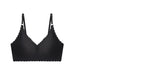 Seamless Ice Silk Ultra-Thin Breathable Bra Comfortable Breathable Underwear Women's Suspender Wavy Sexy Push-up Vest