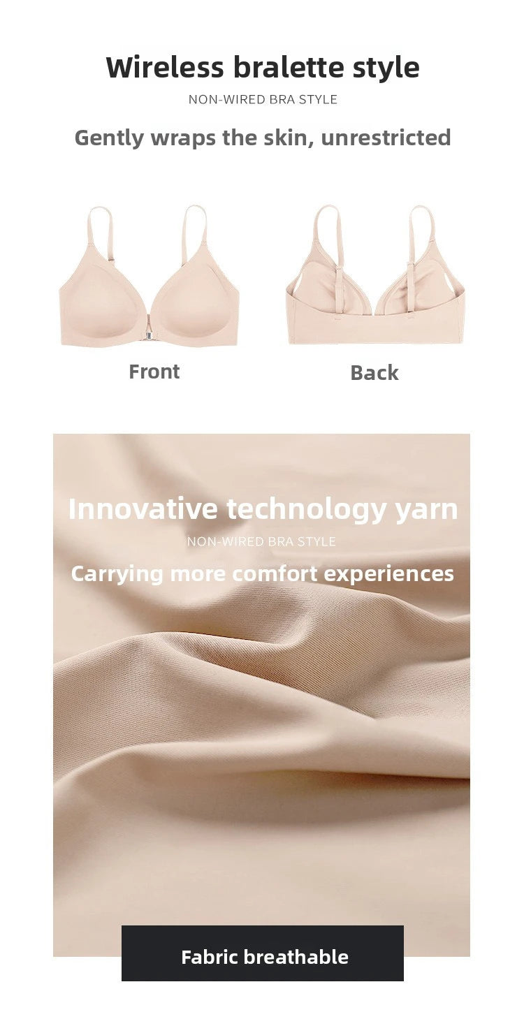 American Women's High Waist Seamless Bra and Panties Set Underwear Breathable Comfort Briefs S-2XL Thong Soft Underwear
