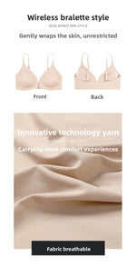 American Women's High Waist Seamless Bra and Panties Set Underwear Breathable Comfort Briefs S-2XL Thong Soft Underwear