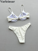 New Sexy Underwired Bikini Female Swimsuit Women Swimwear Two-pieces Bikini Set Brazilian Padded Bather Bathing Suit Swim V7743