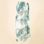 Women Bathing Suit Wrap Summer Ruffle Long Sarong Cover Ups Swimsuit Beach Skirt Bikini Cover Up Swimwear Beach Wrap Skirt