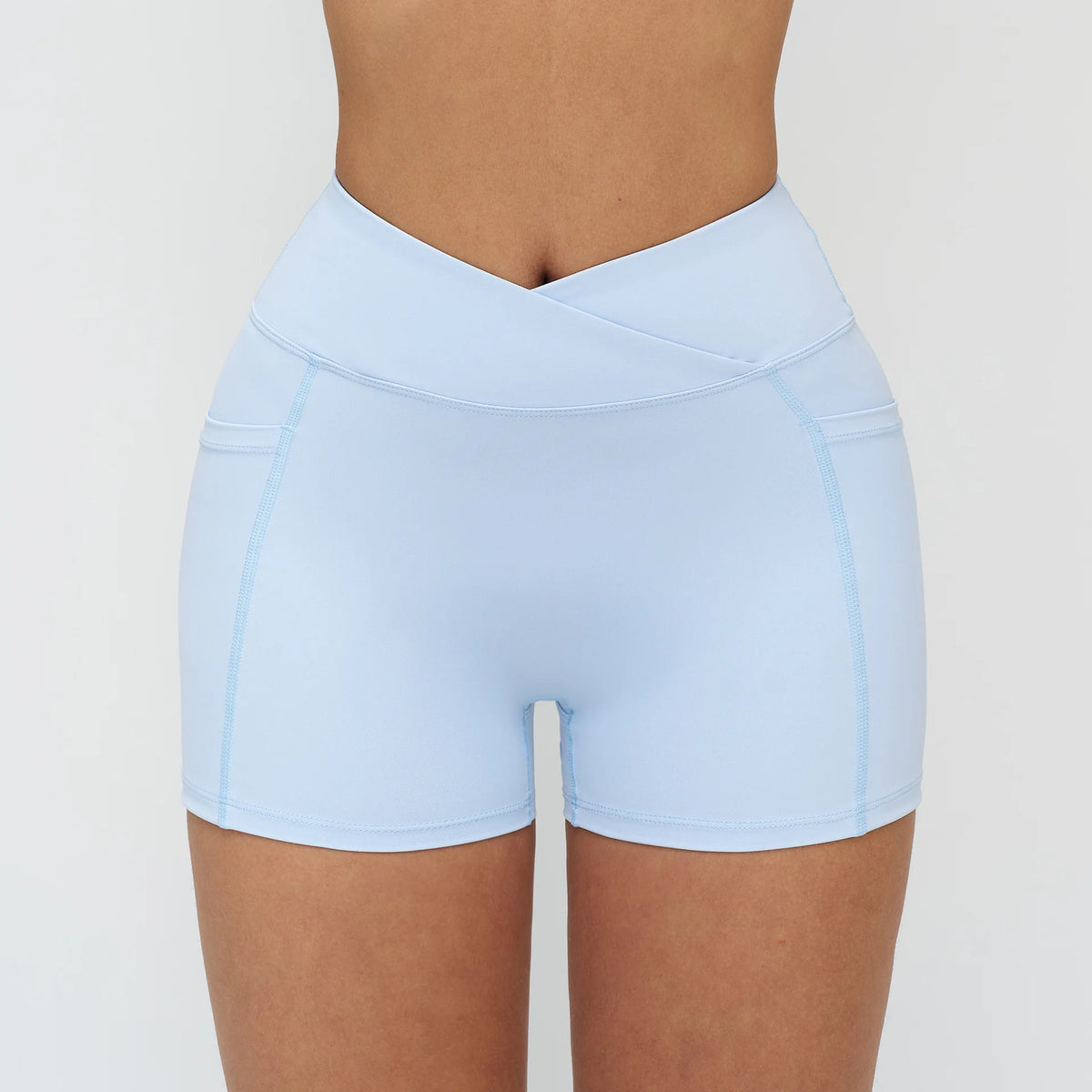 High Waist Yoga Shorts Naked Feeling Fitness Tights Women Sport Biker Shorts Tummy Control Short Legging Female Slim Yoga Shorts