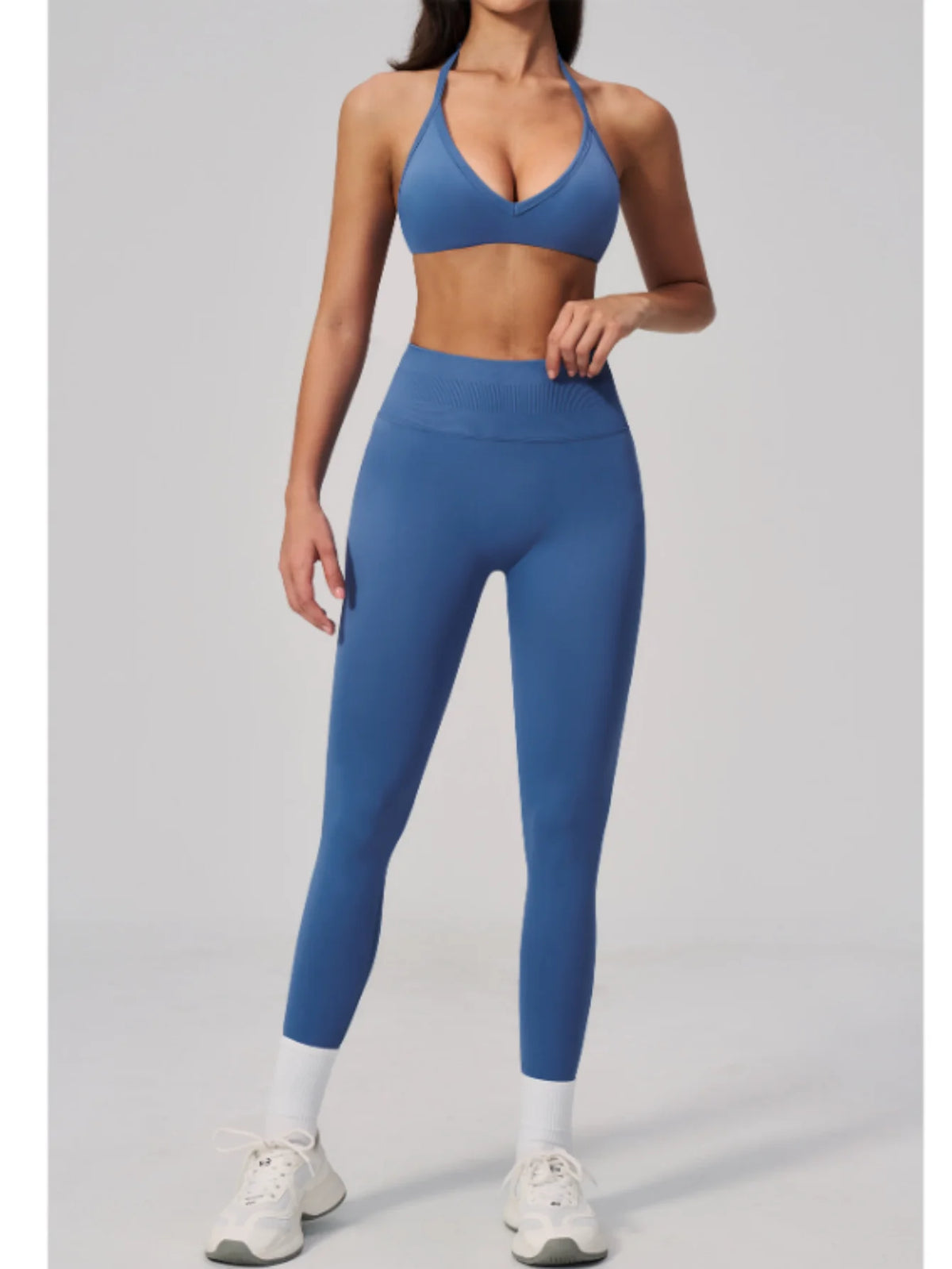 Breathable Quick Drying Yoga Set for Women Beauty Back Sports Bra High Waist Leggings Fitness Suit Outwear Gym Running Tracksuit