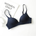 Seamless Bras for Women Push Up Bras No Wire Brassiere A B Cup Underwear Sexy Bralette Three Quarters(3/4 Cup)Lingerie