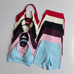 2PCS Nude Sexy Yoga Set Halter Neck Sports Bra And Shorts Breathable Fitness Training Underwear Slimming Beautiful Back Design